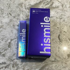 Hismile glostik and v34 colour corrector serum